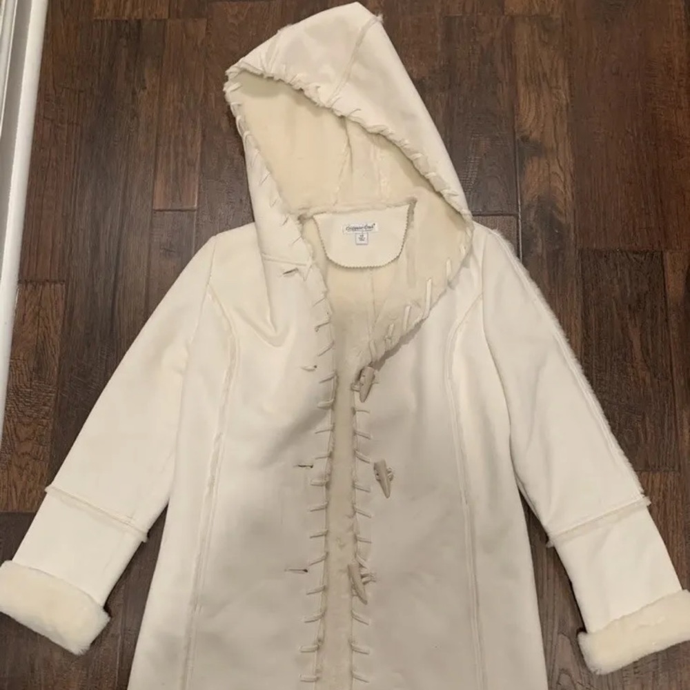 Cold water creek suede coat